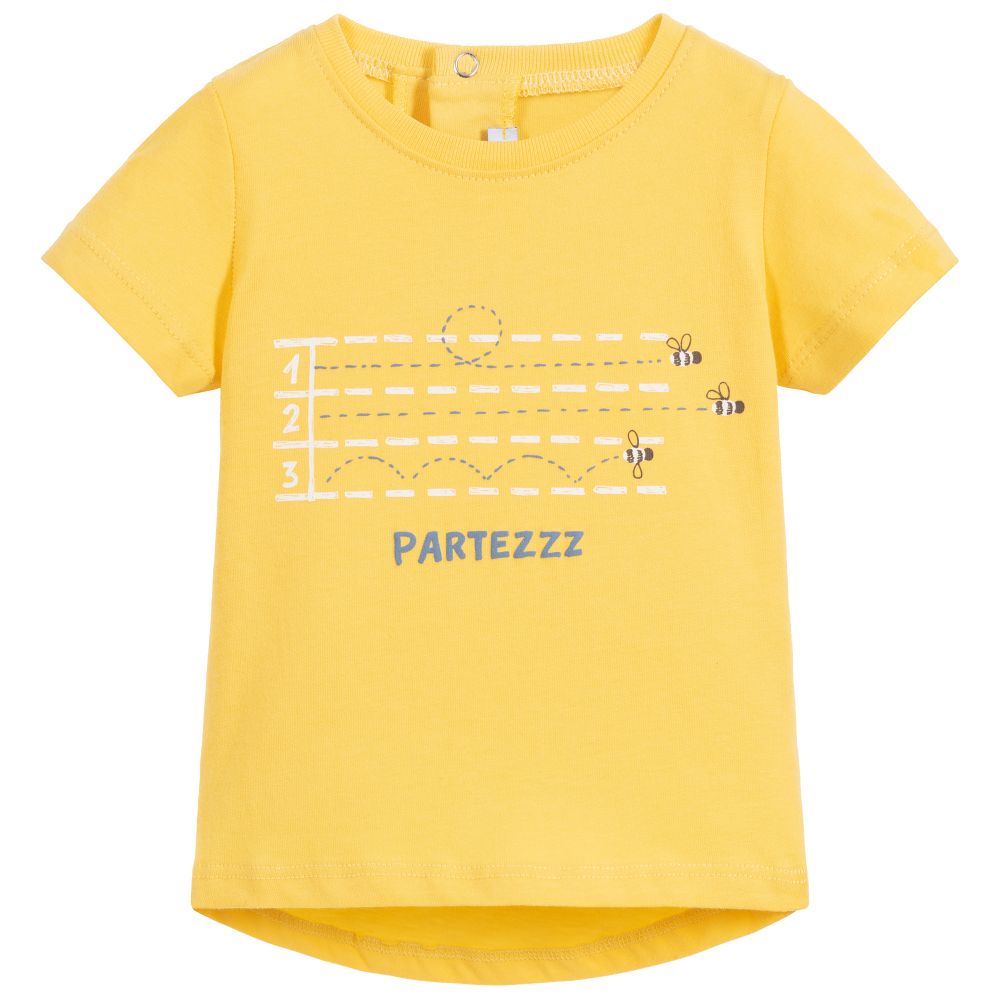 Absorba Babies' Yellow Cotton T-shirt