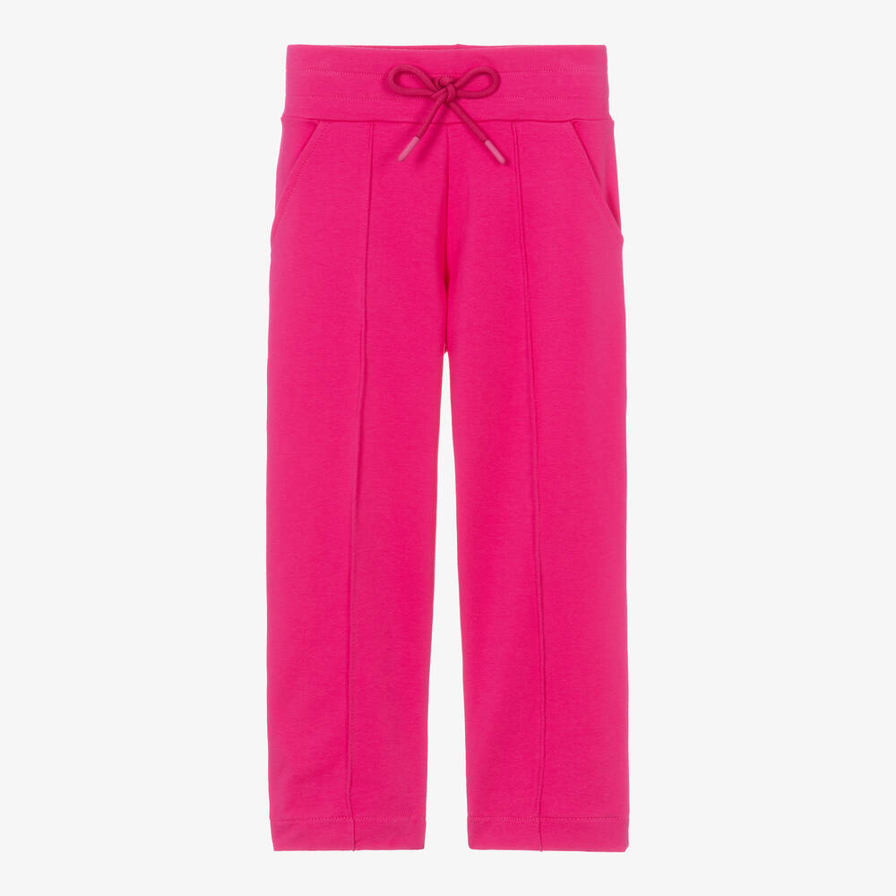 Agatha Ruiz de la Prada - Girls Fuchsia Pink Cotton Trousers | Childrensalon
