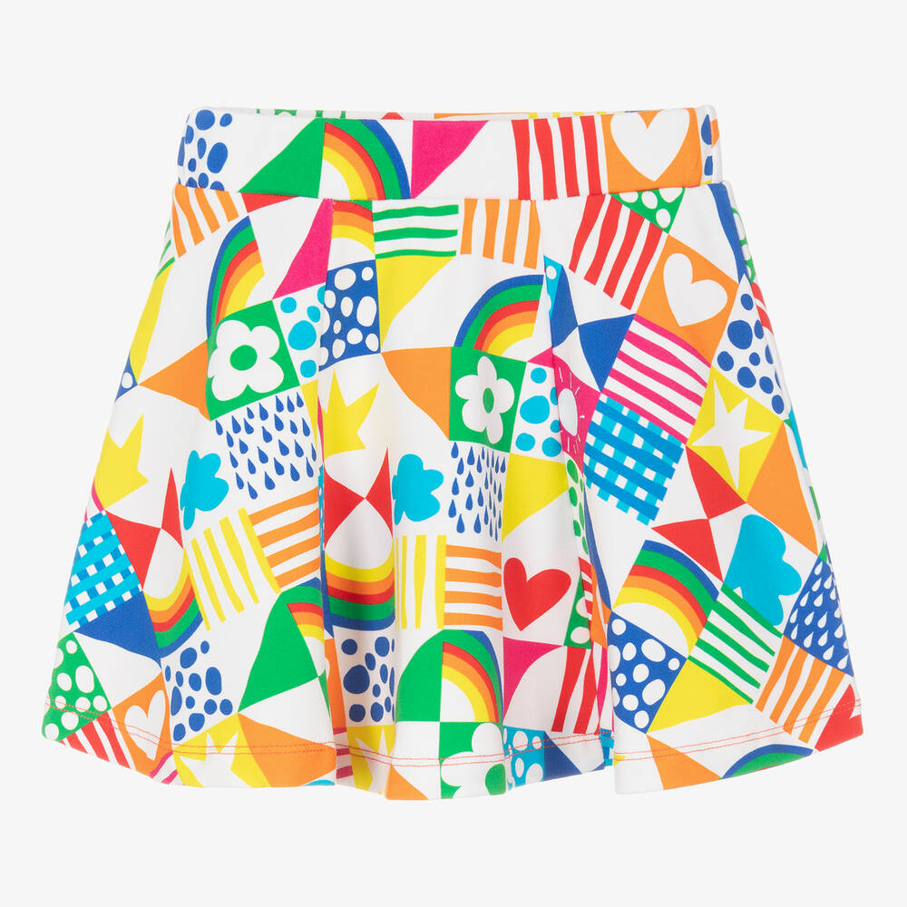 Agatha Ruiz de la Prada - Girls Multicoloured Cotton Skirt | Childrensalon