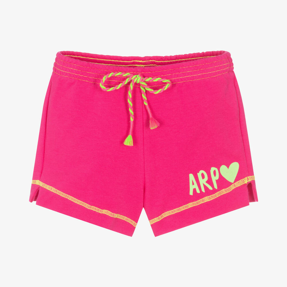 Agatha Ruiz De La Prada Babies'  Girls Pink Cotton Jersey Shorts