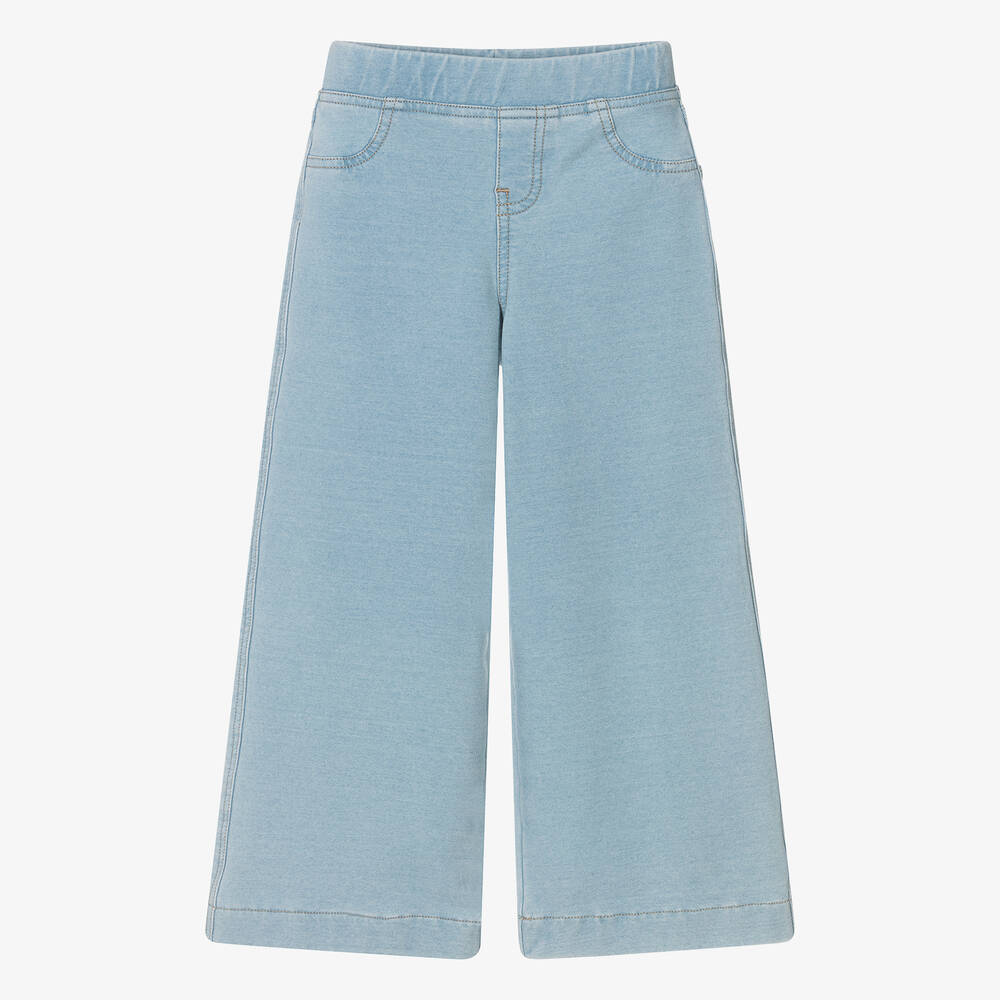 AIGNER - Голубые широкие брюки для девочек | Childrensalon