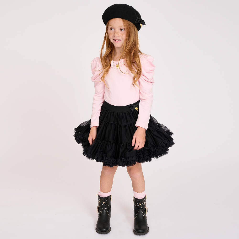 Angel's Face - Black Tulle Tutu Skirt | Childrensalon