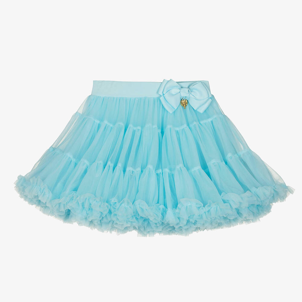 Angel's Face - Girls Blue Tulle Tutu Skirt | Childrensalon
