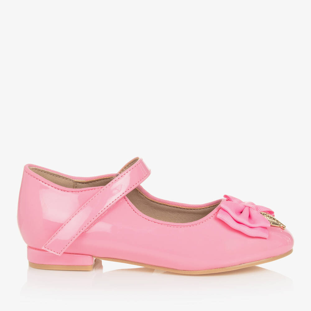 Angel's Face - Girls Pink Patent Faux Leather Shoes | Childrensalon