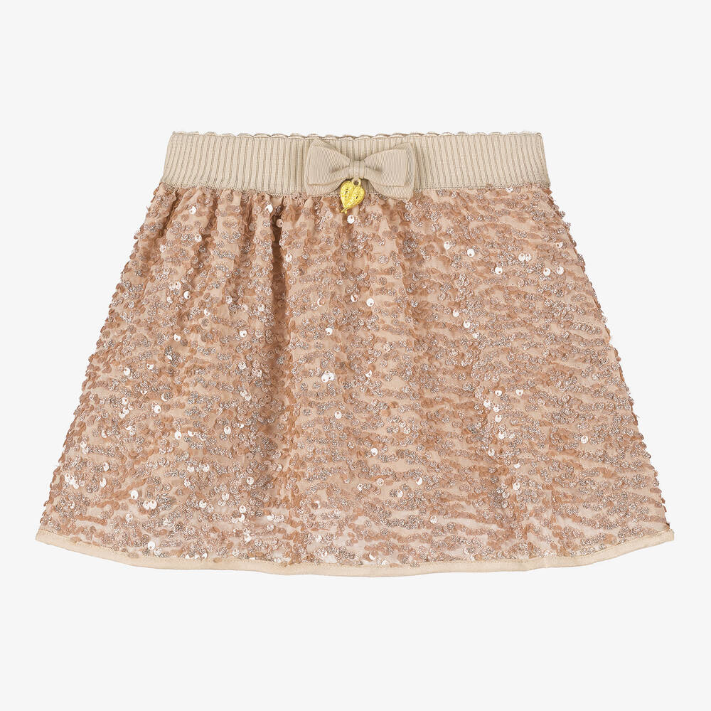 Angel's Face - Girls Pink Sequinned Skirt | Childrensalon