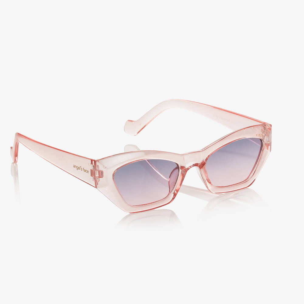 Angel's Face - Girls Pink Tinted Sunglasses | Childrensalon