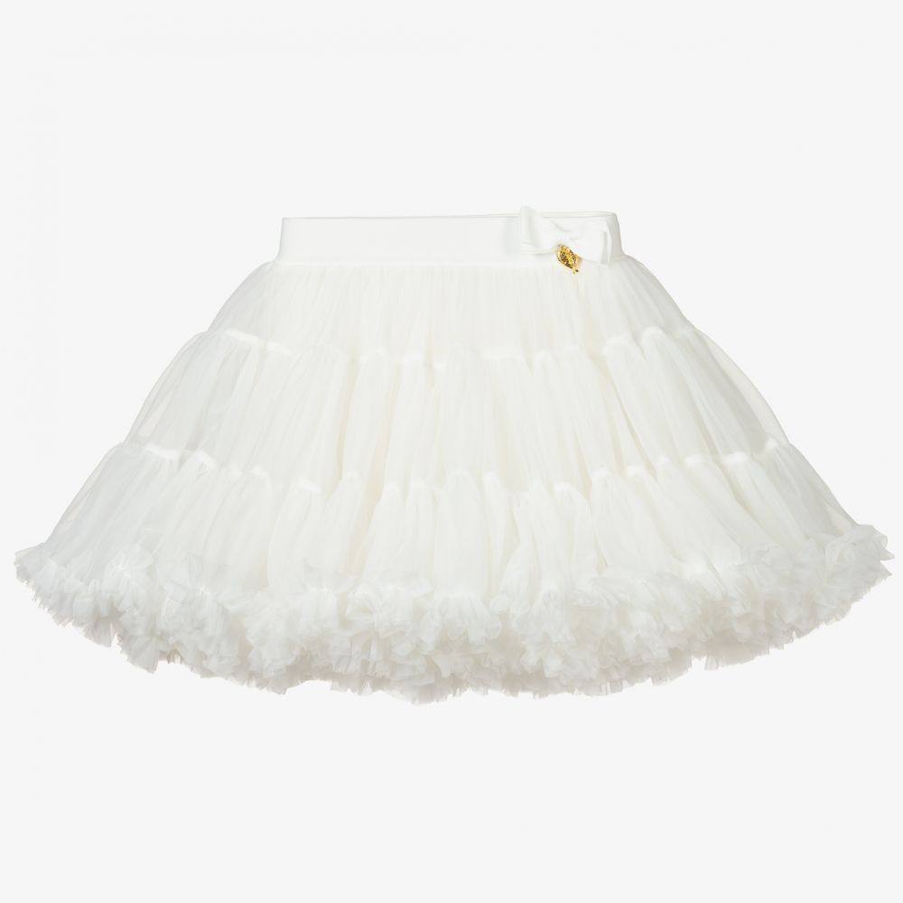 Angel's Face - Girls White Tutu Skirt | Childrensalon