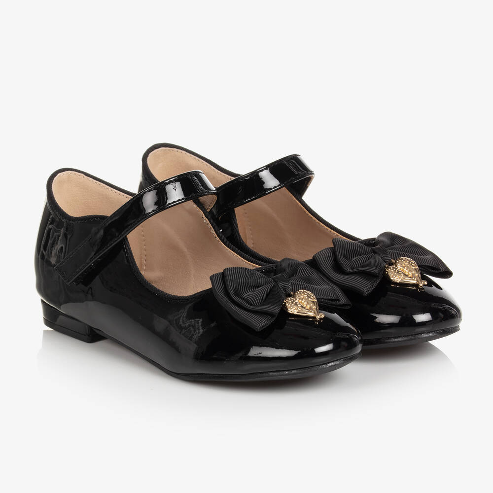 Angel's Face - Teen Girls Black Patent Faux Leather Shoes | Childrensalon