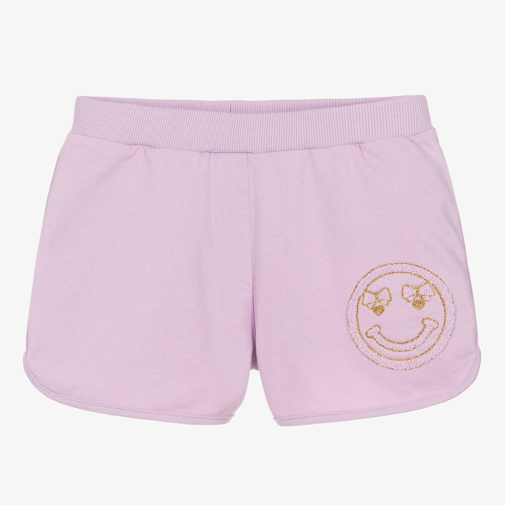 Angel's Face - Teen Girls Lilac Purple Cotton Shorts | Childrensalon