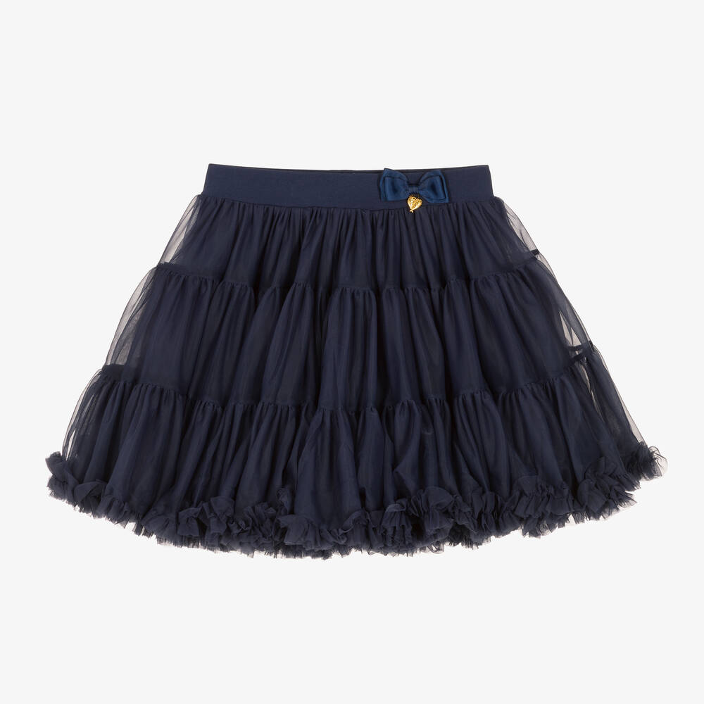 Angel's Face - Teen Girls Navy Blue Tulle Tutu Skirt | Childrensalon