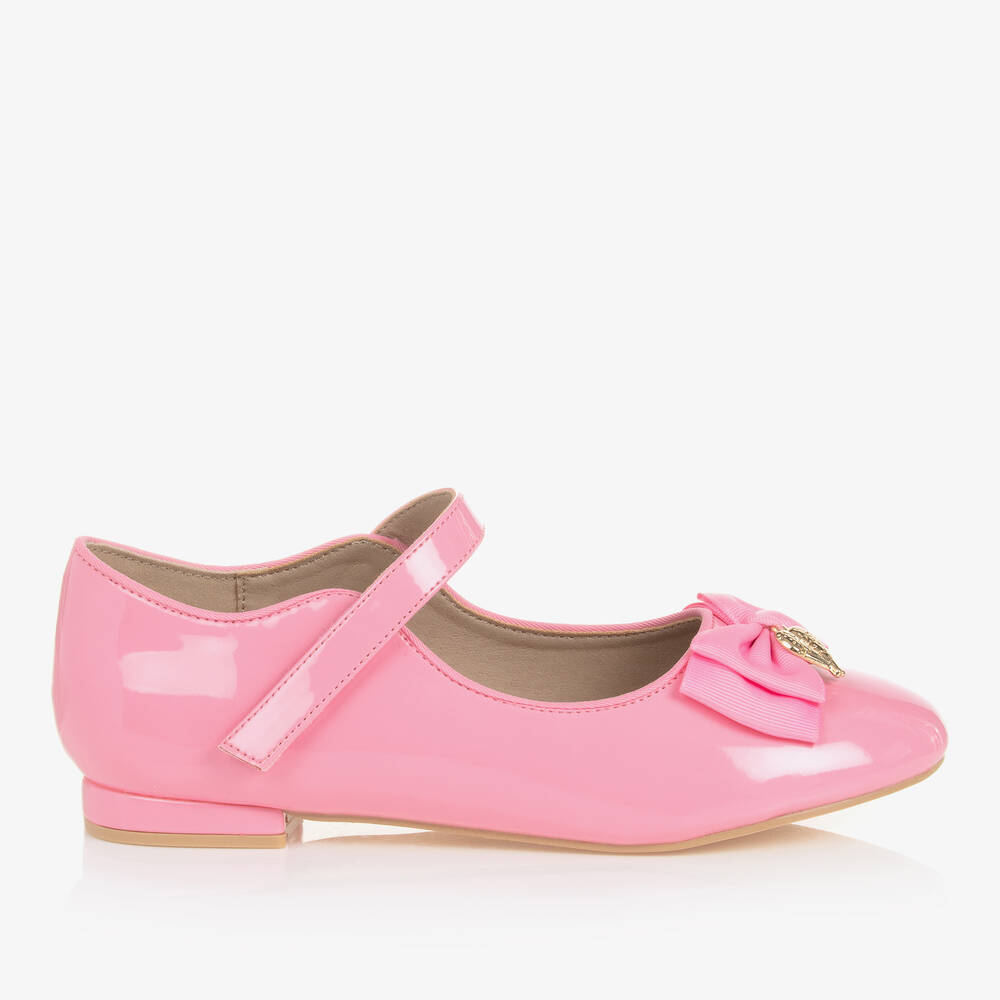 Angel's Face Teen Girls Pink Patent Faux Leather Shoes