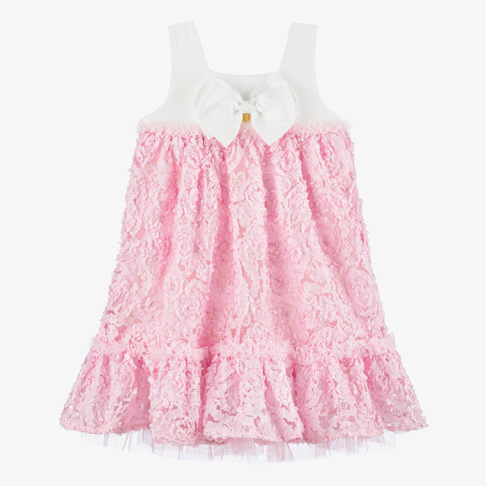 Angel's Face - Teen Girls Pink Tulle & Jersey Dress | Childrensalon