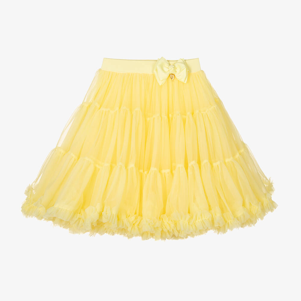 Angel's Face - Teen Girls Yellow Tulle Tutu Skirt | Childrensalon