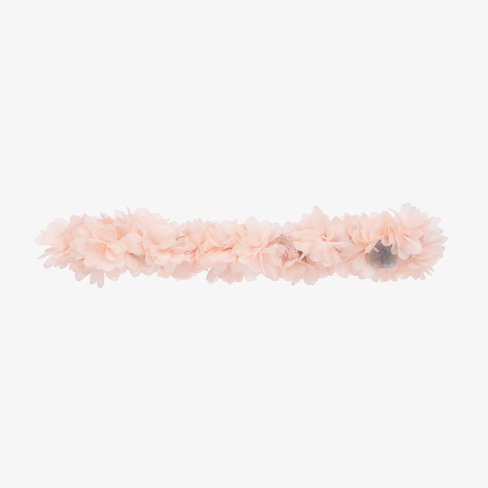 Artesanía Granlei - Baby Girls Pink Flower Headband | Childrensalon