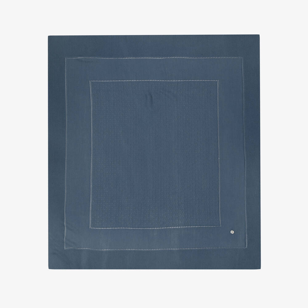 Artesania Granlei Blue Knitted Blanket (108cm)
