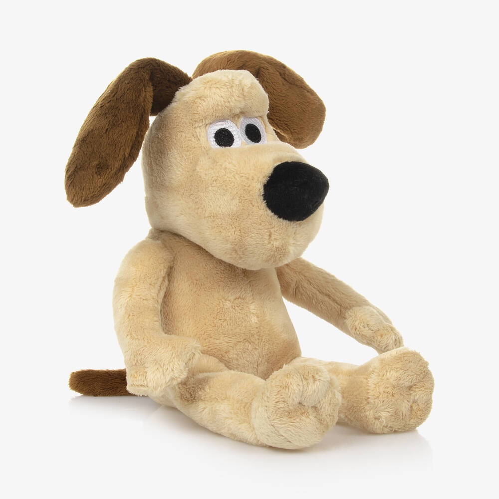 Aurora - Beige & Brown Gromit Soft Toy (18cm) | Childrensalon