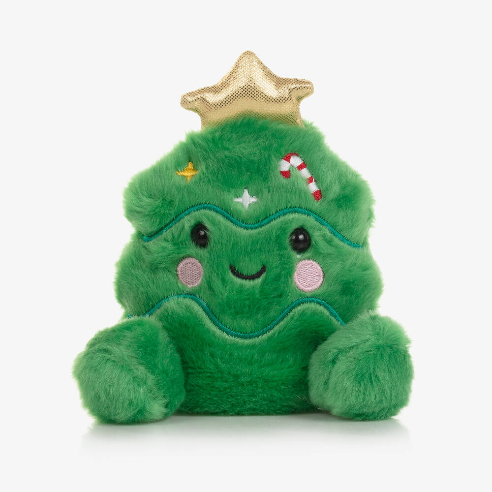 Aurora Palm Pals - Green Festive Tree Plush Soft Toy (12cm) | Childrensalon