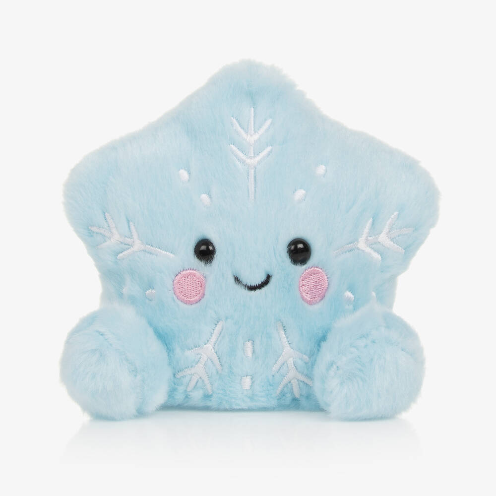 Aurora Palm Pals - Pale Blue Frosty Snowflake Soft Toy (12 cm) | Childrensalon