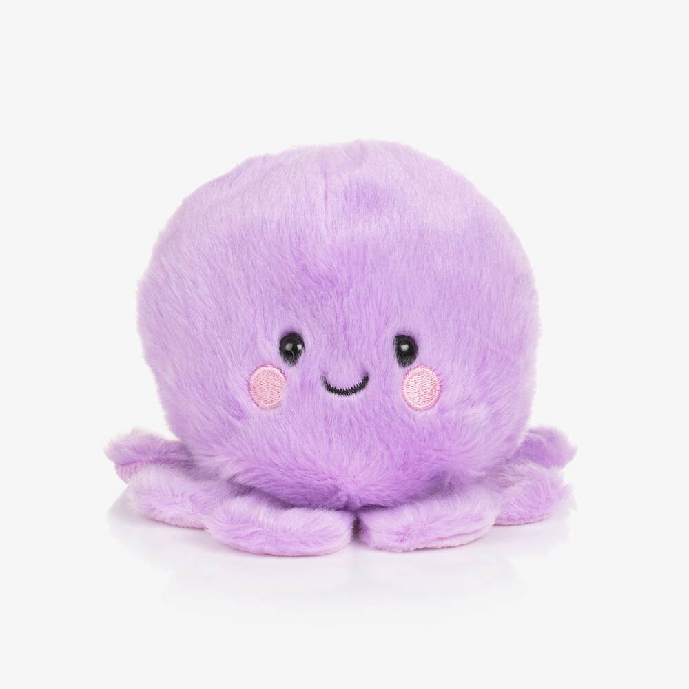 Aurora - Purple Oliver Octopus Soft Toy (11cm) | Childrensalon