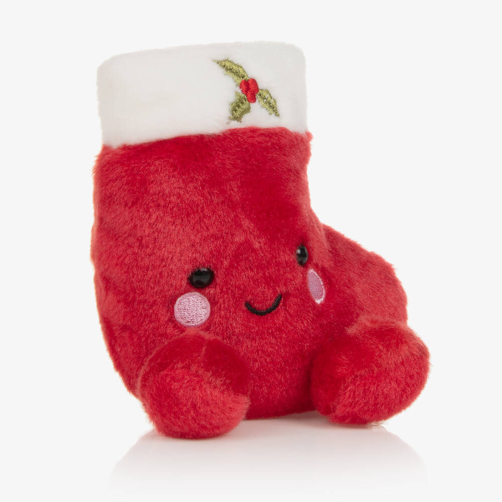 Aurora Palm Pals - Красная мягкая игрушка Рождественский носок (12см) | Childrensalon