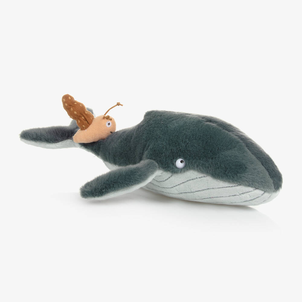 Aurora - La baleine et l'escargote en peluche (33 cm) | Childrensalon