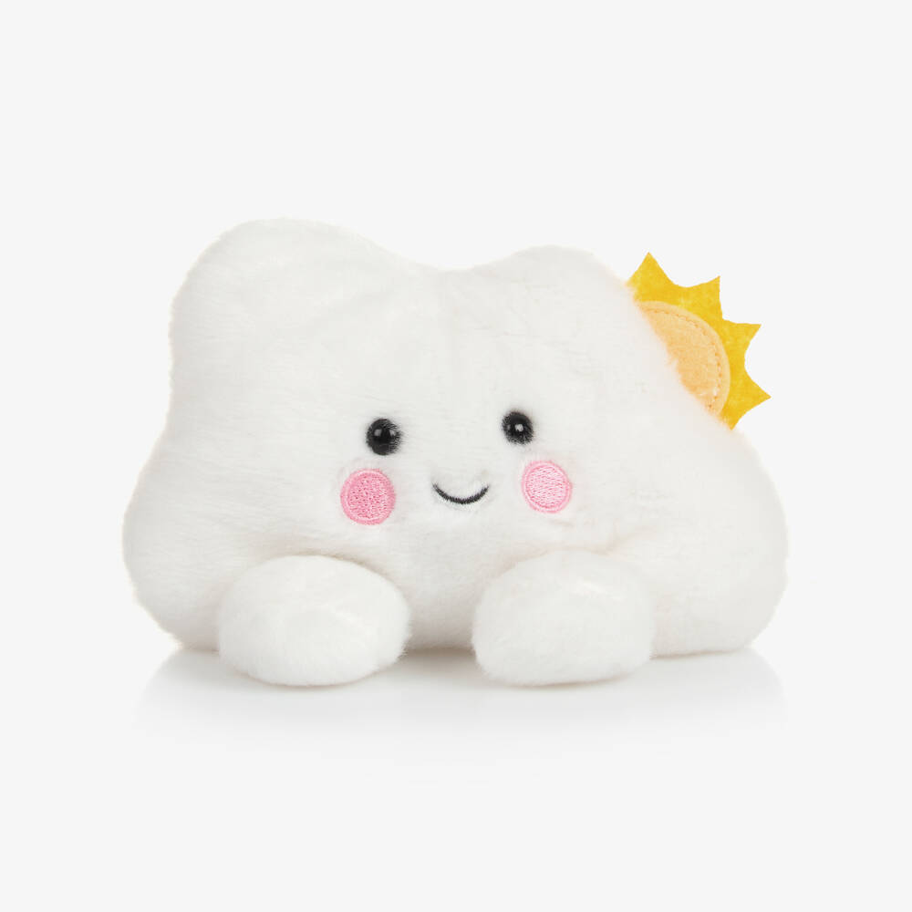 Aurora Palm Pals - White Summer Cloud Soft Toy (14cm) | Childrensalon