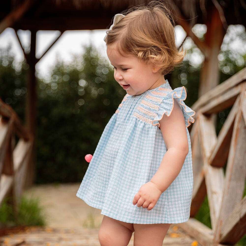 Blue Seersucker Dresses