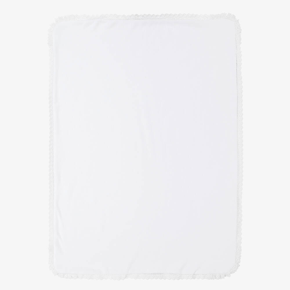 Babidu - Белое хлопковое одеяло (89 см) | Childrensalon
