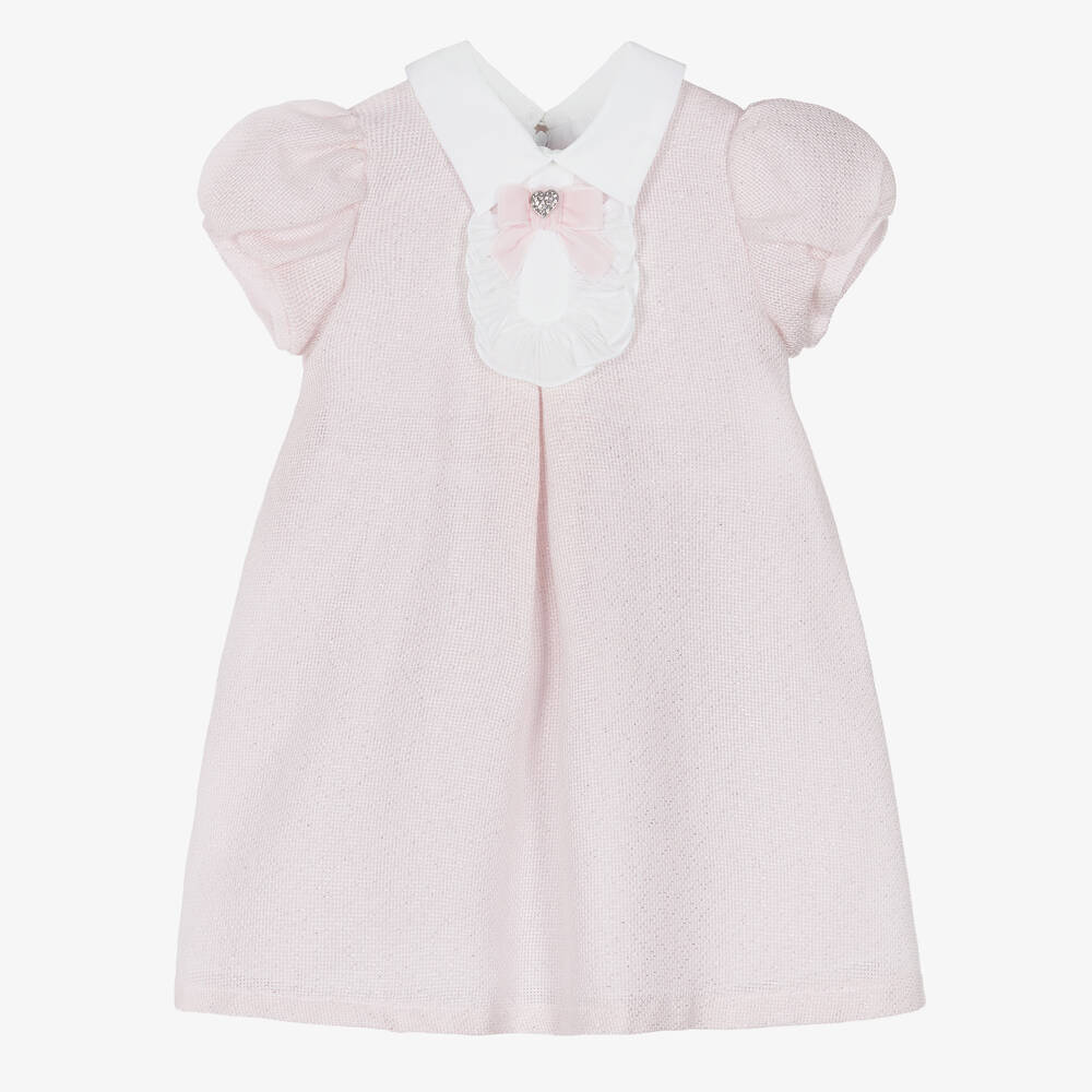 Balloon Chic - Girls Pale Pink Sparkly Dress | Childrensalon