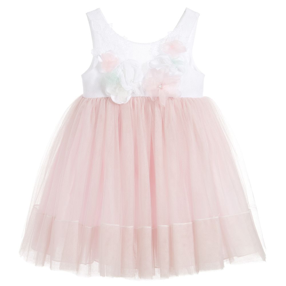 Balloon Chic - Girls Pink Tulle Dress | Childrensalon