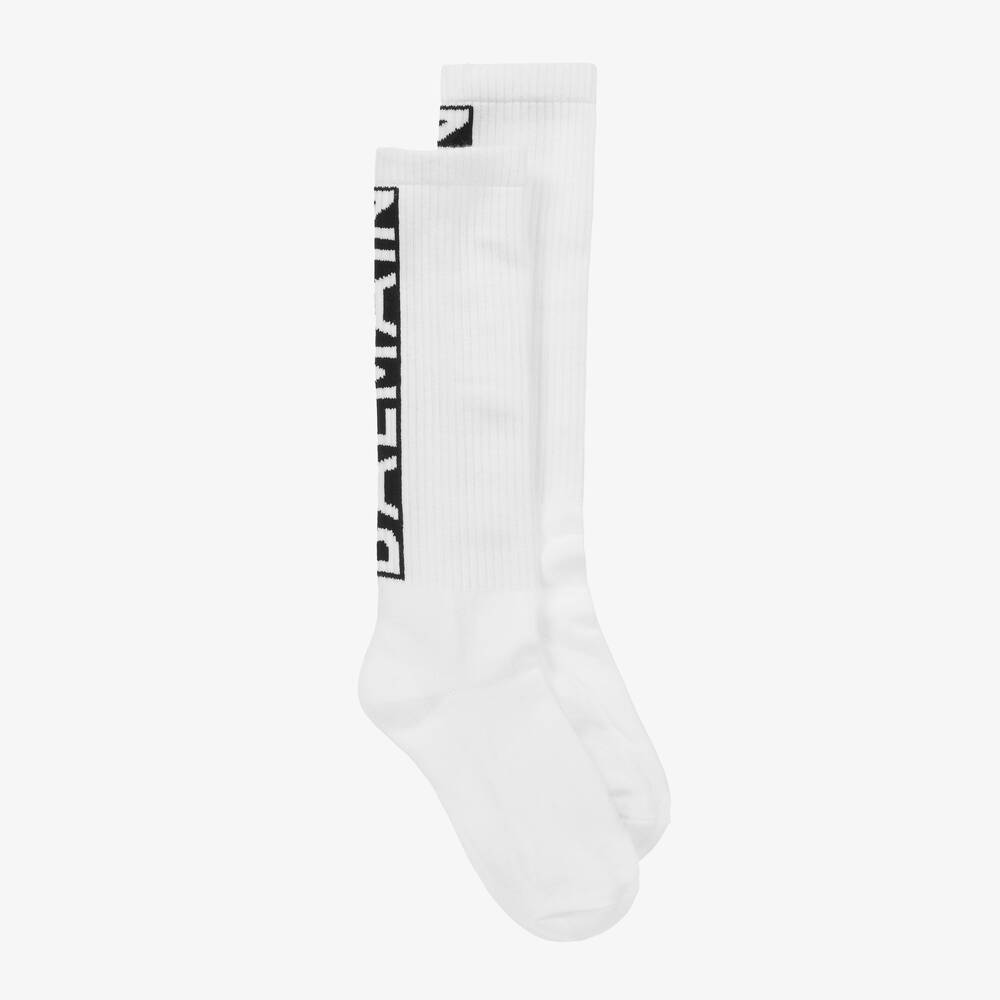 Balmain - Белые хлопковые носки для мальчиков-подростков | Childrensalon