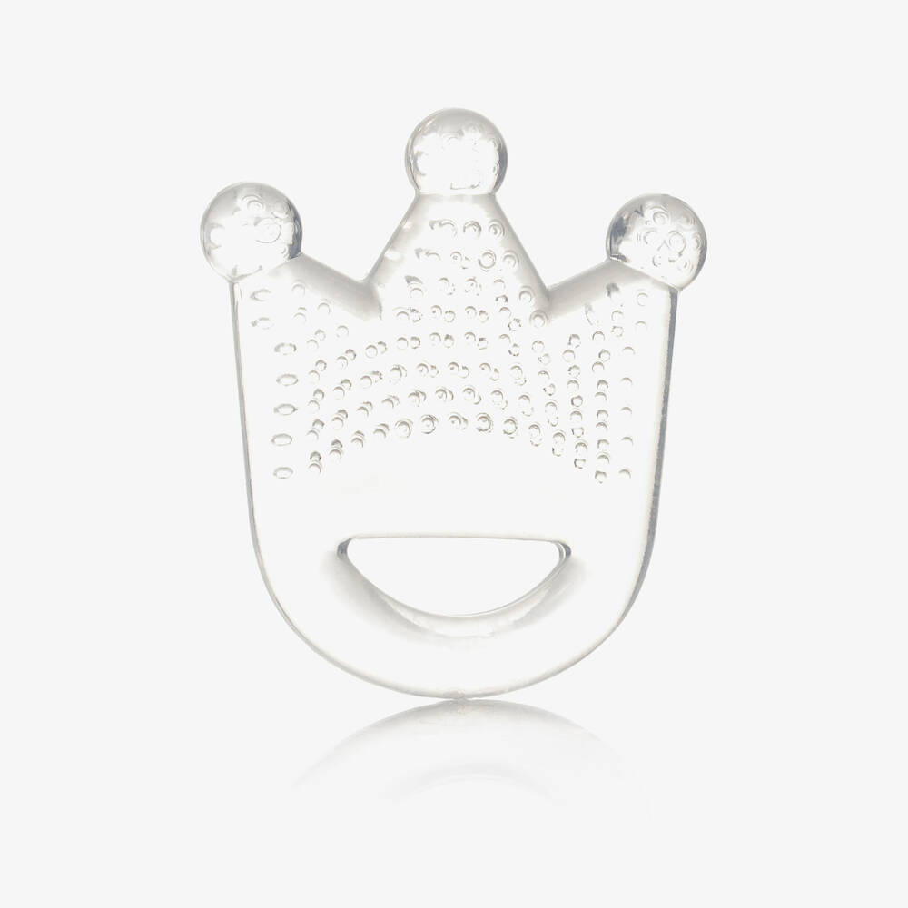 Bam Bam - Jouet de dentition transparent couronne | Childrensalon