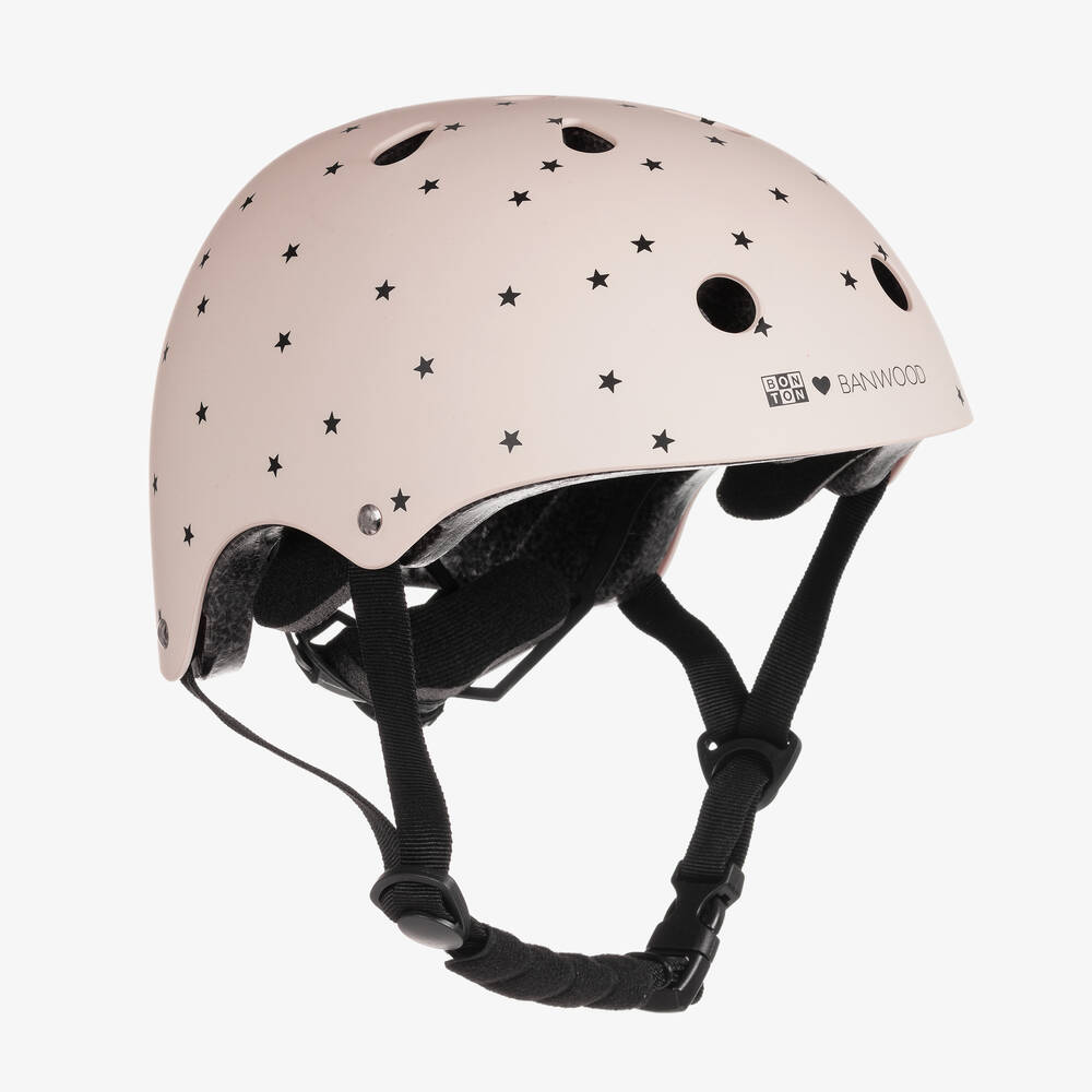 Banwood - Hellrosa Bonton Helm für Mädchen | Childrensalon