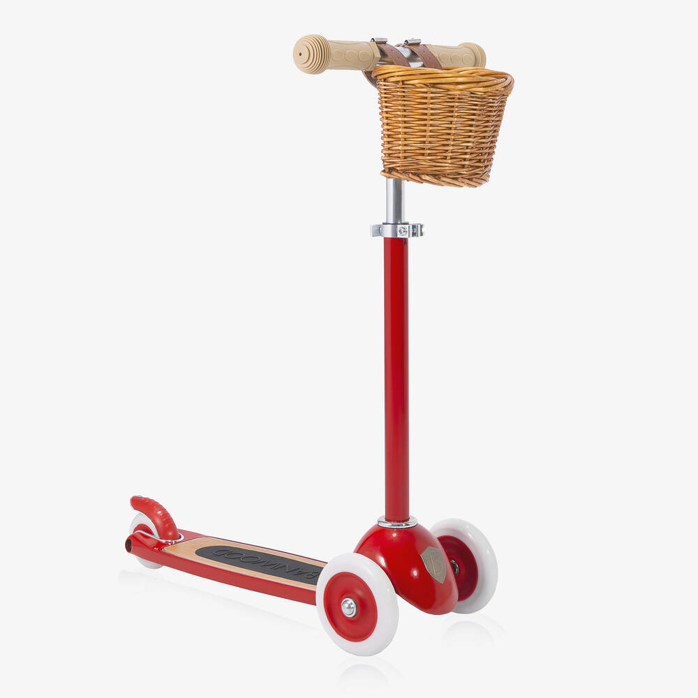 Banwood - Red Basket Scooter | Childrensalon