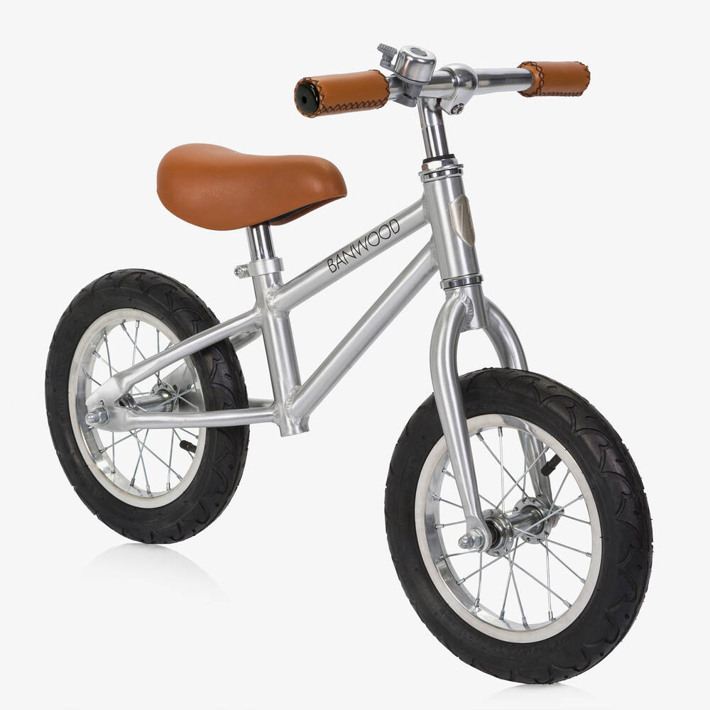Banwood - دراجة لون فضّي للأطفال | Childrensalon