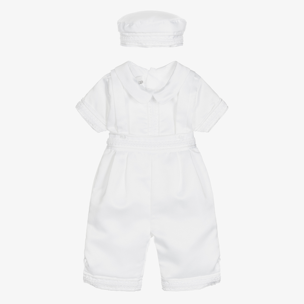 Beau KiD - Baby Boys White Shorts Set  | Childrensalon