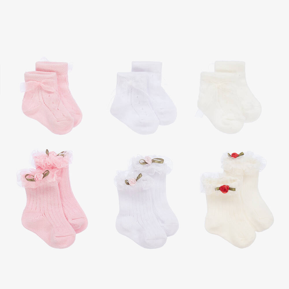 Beau KiD - Baby Cotton Socks (6 Pack) | Childrensalon
