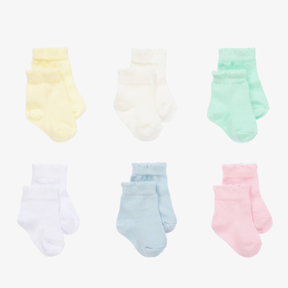 Beau KiD - Baby Cotton Socks (6 Pack) | Childrensalon