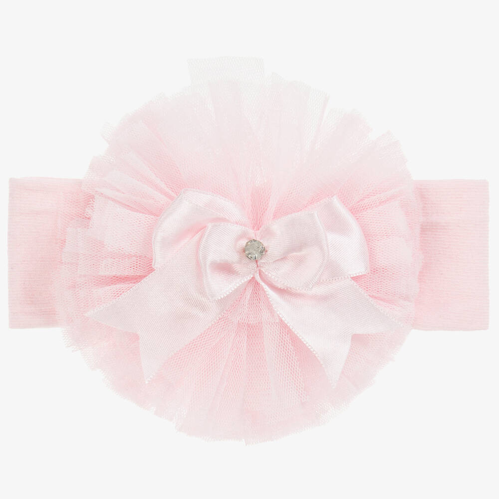 Beau KiD - Розовая повязка на голову для малышек | Childrensalon