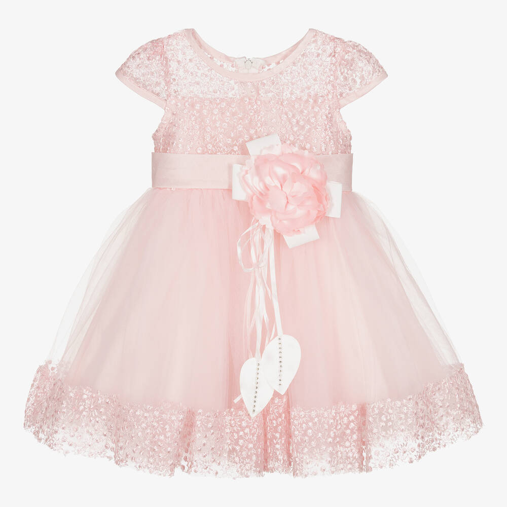 Beau KiD - Baby Girls Satin & Tulle Dress | Childrensalon