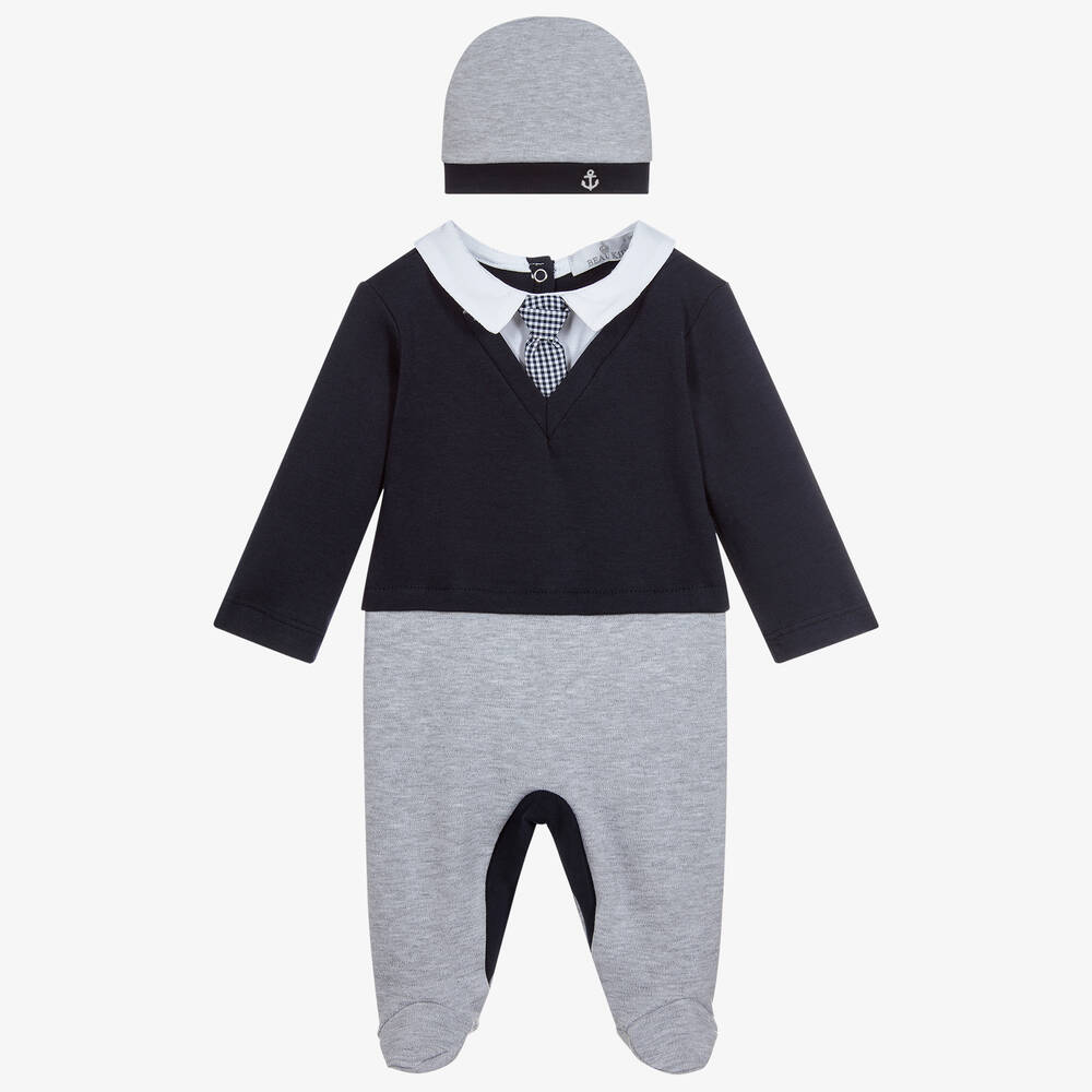 Beau KiD - Boys Babysuit & Hat Set | Childrensalon