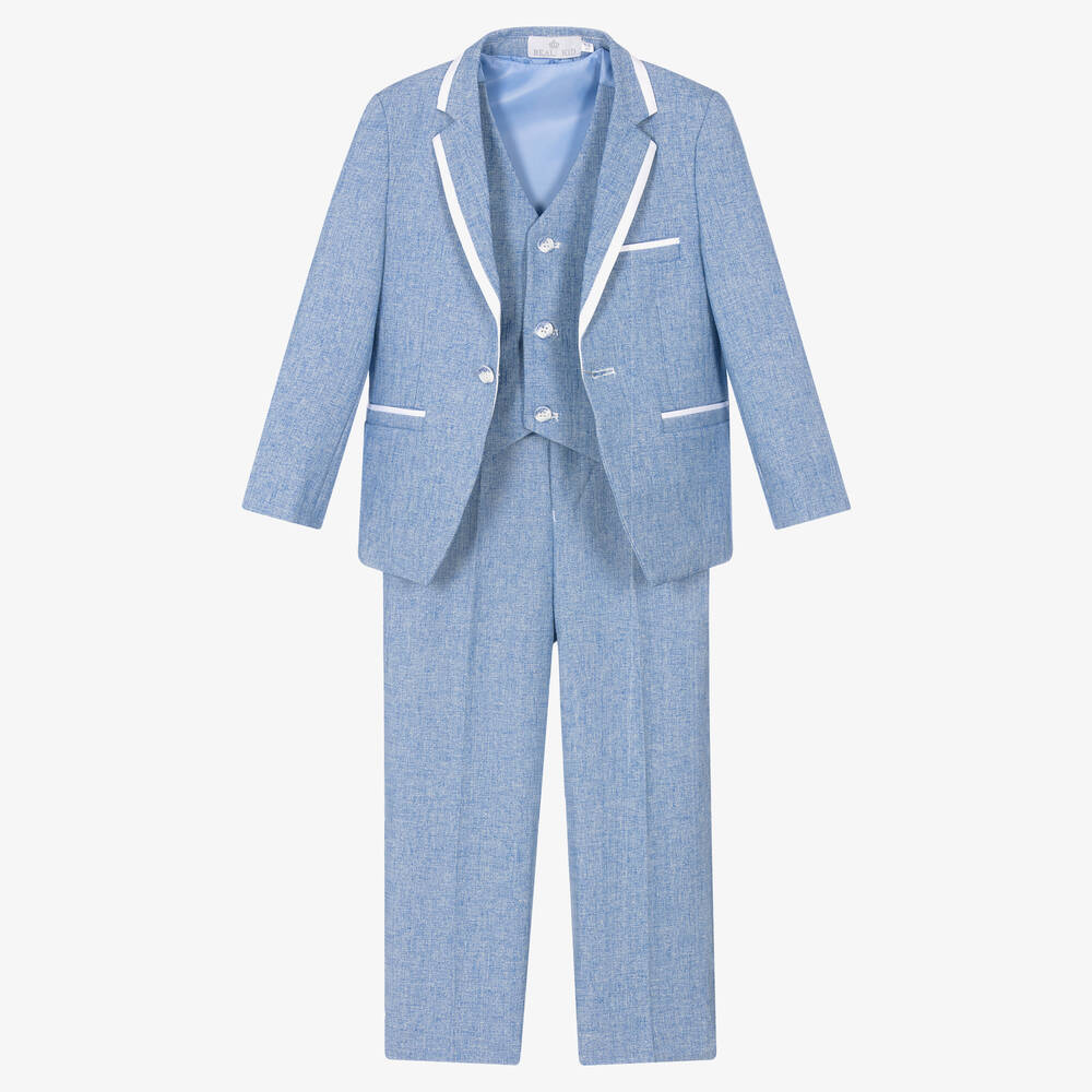 Beau KiD - Boys Sky Blue Suit | Childrensalon