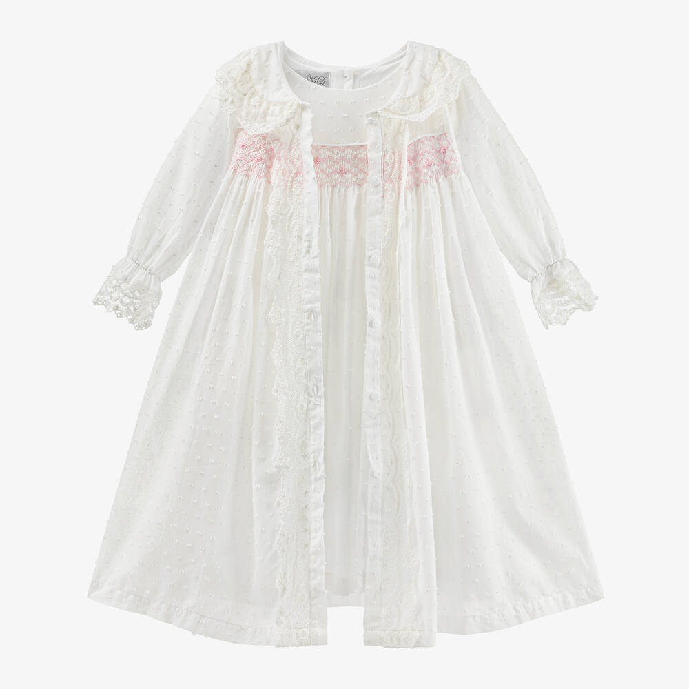 Beau KiD - Комплект с ночной рубашкой из хлопка для девочек | Childrensalon