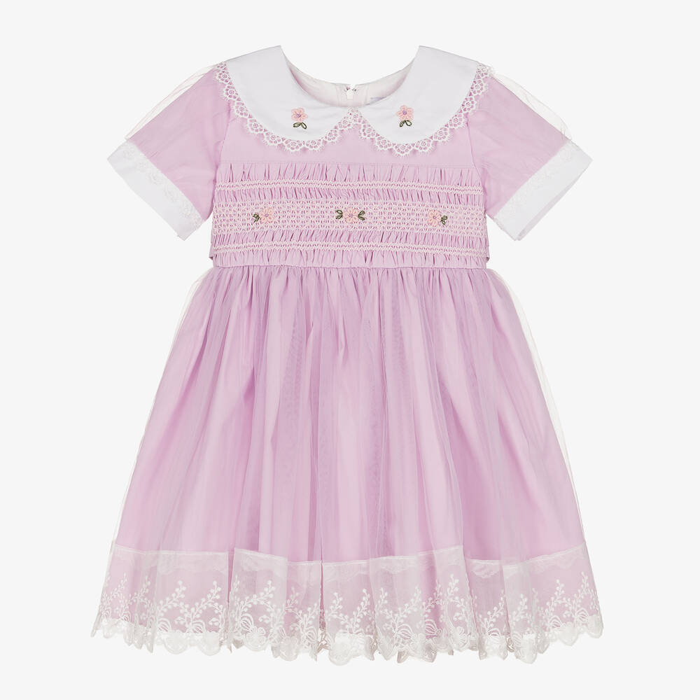 Shop Beau Kid Girls Lilac Purple Tulle Dress