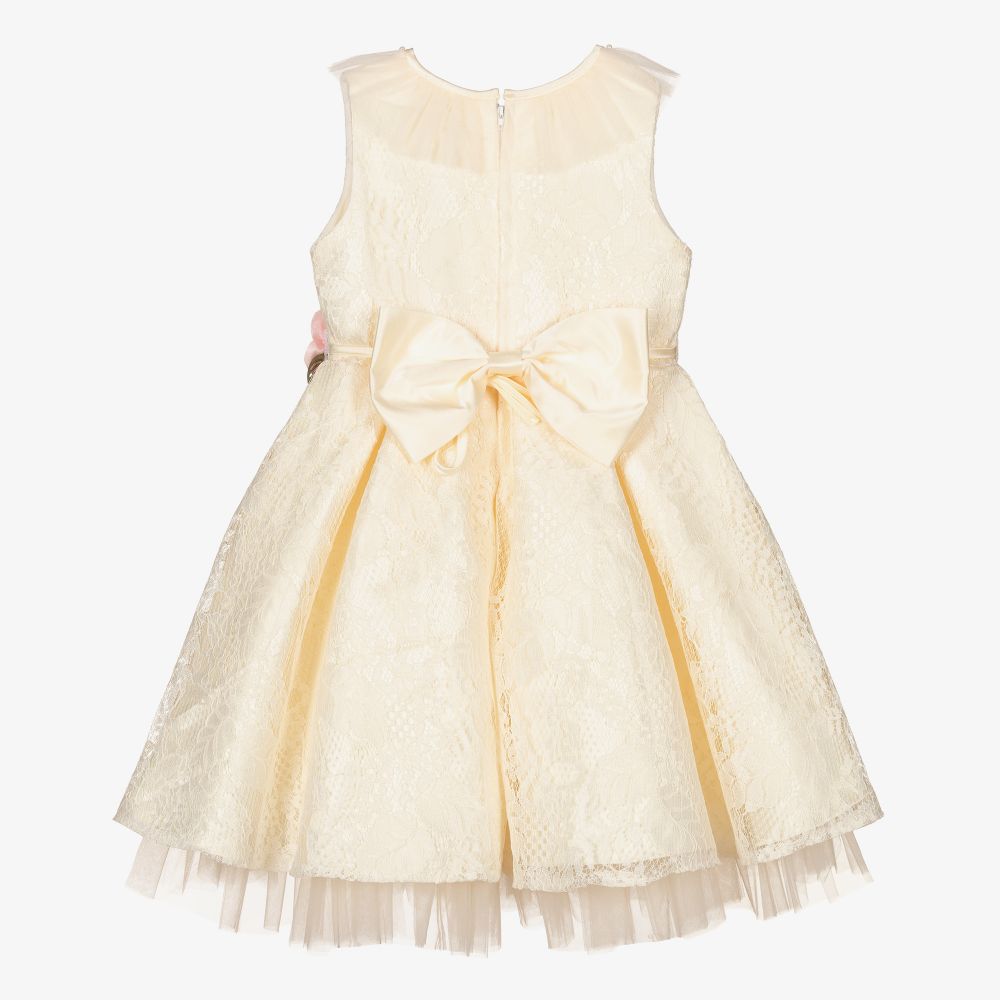 Beau KiD - Ivory Lace Dress & Corsage | Childrensalon