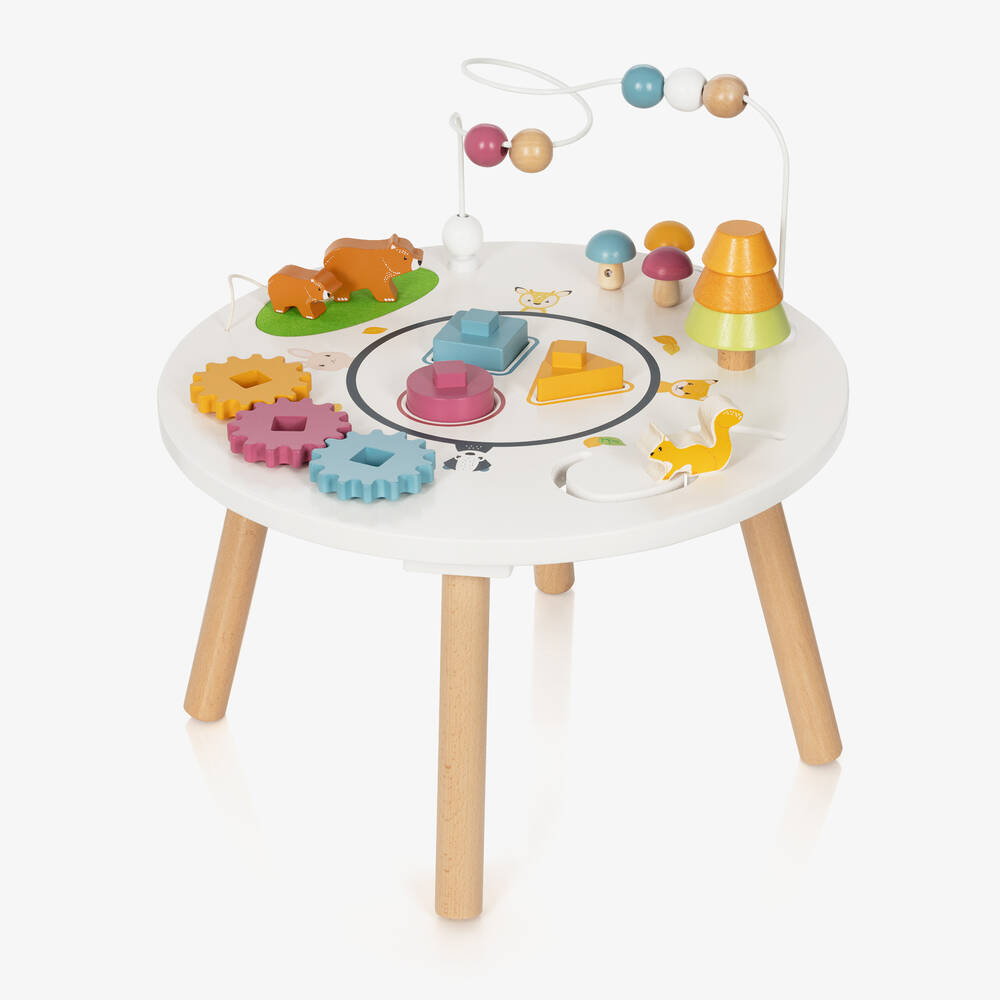 Bigjigs - طاولة أنشطة خشب للأطفال (45 سم) | Childrensalon