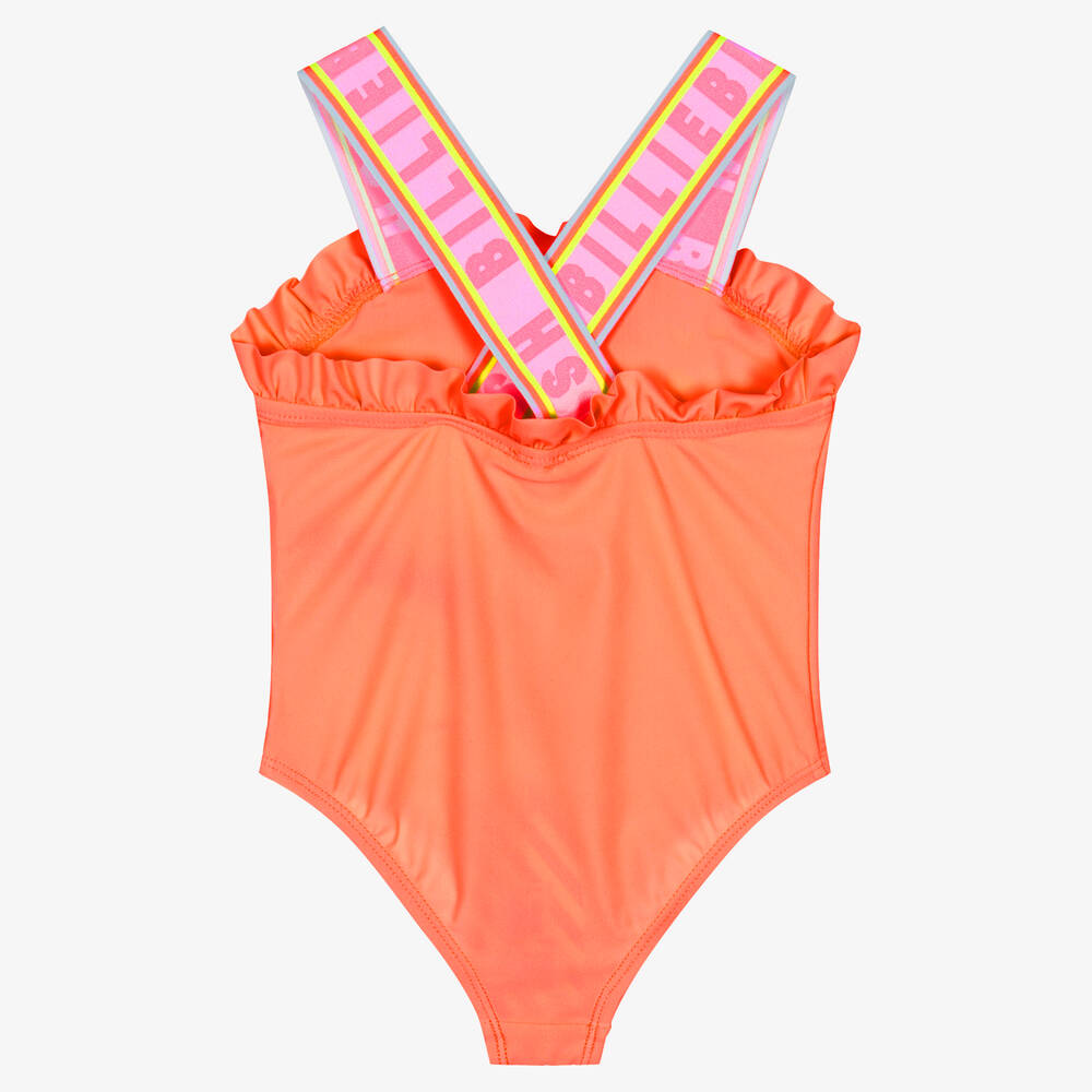 Billieblush - Girls Neon Orange Looney Tunes Swimsuit | Childrensalon