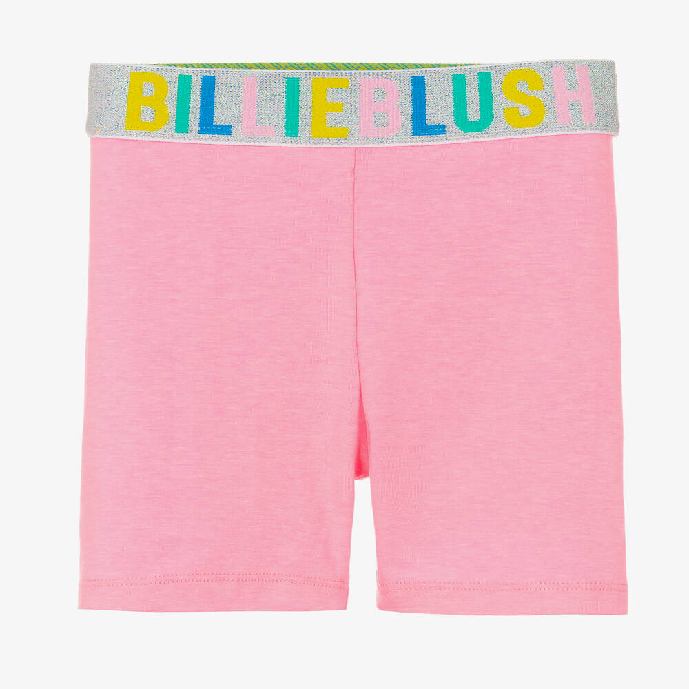 Billieblush - Girls Pink Jersey Cycling Shorts | Childrensalon