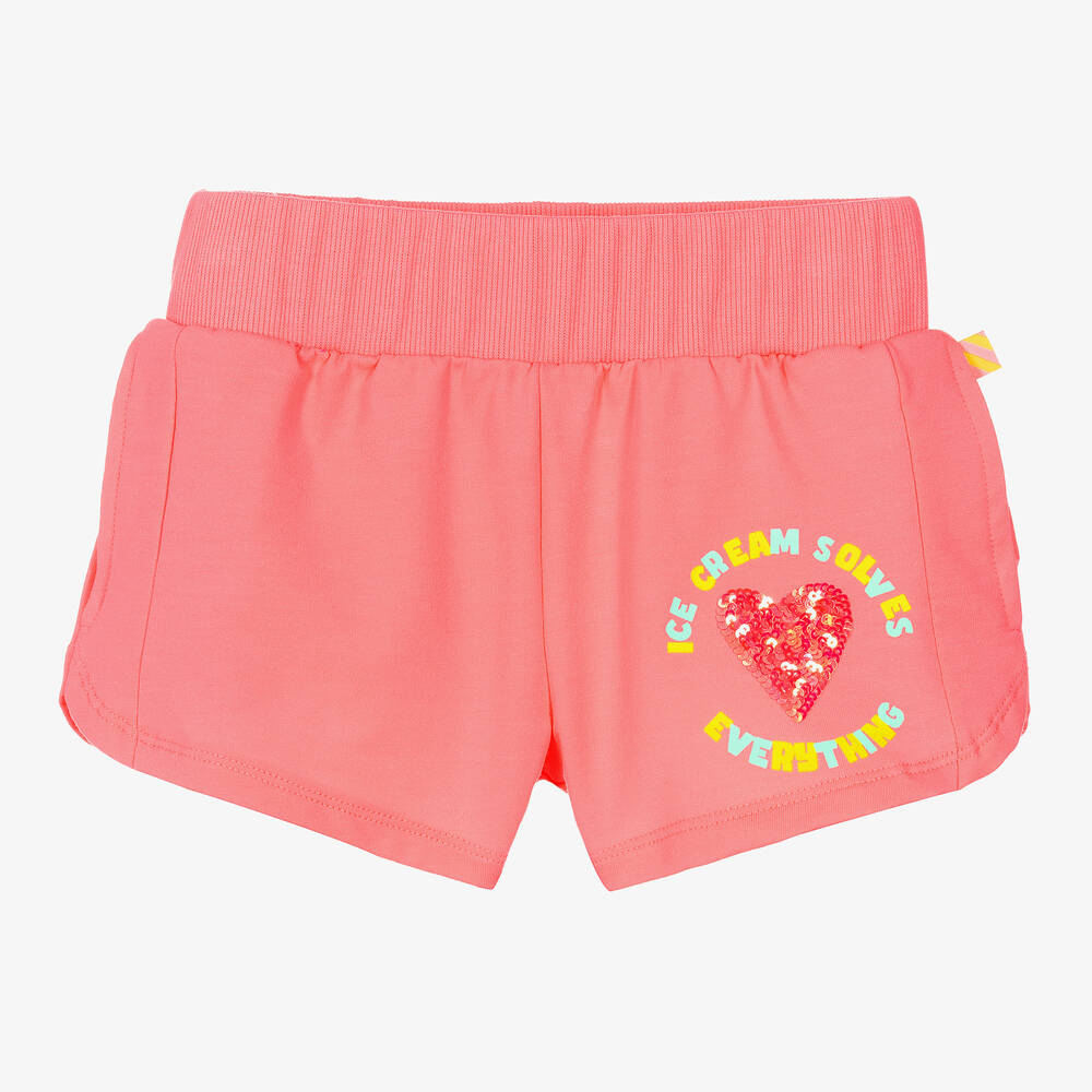 Billieblush - Girls Pink Jersey Shorts | Childrensalon