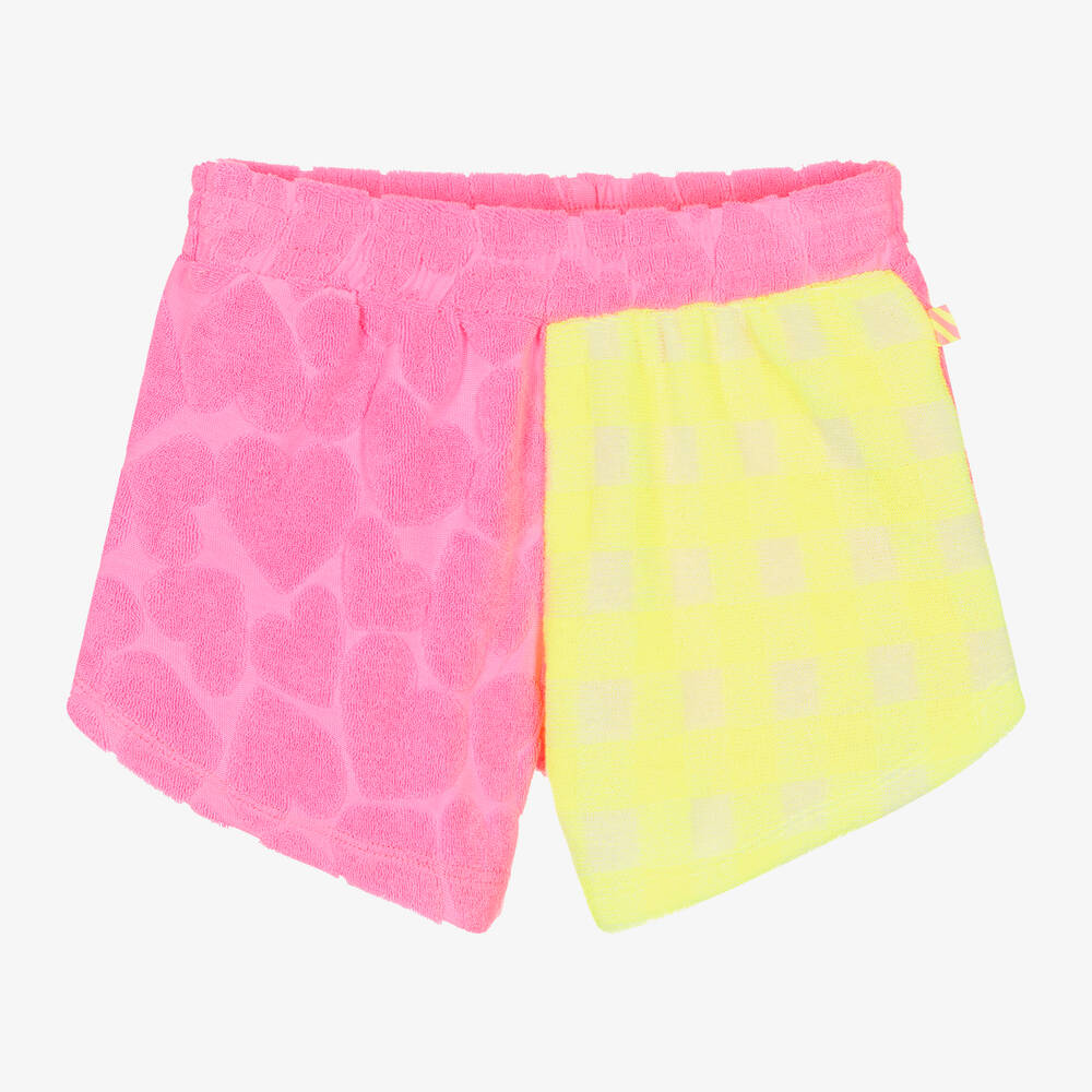 Shop Billieblush Girls Pink Towelling Shorts